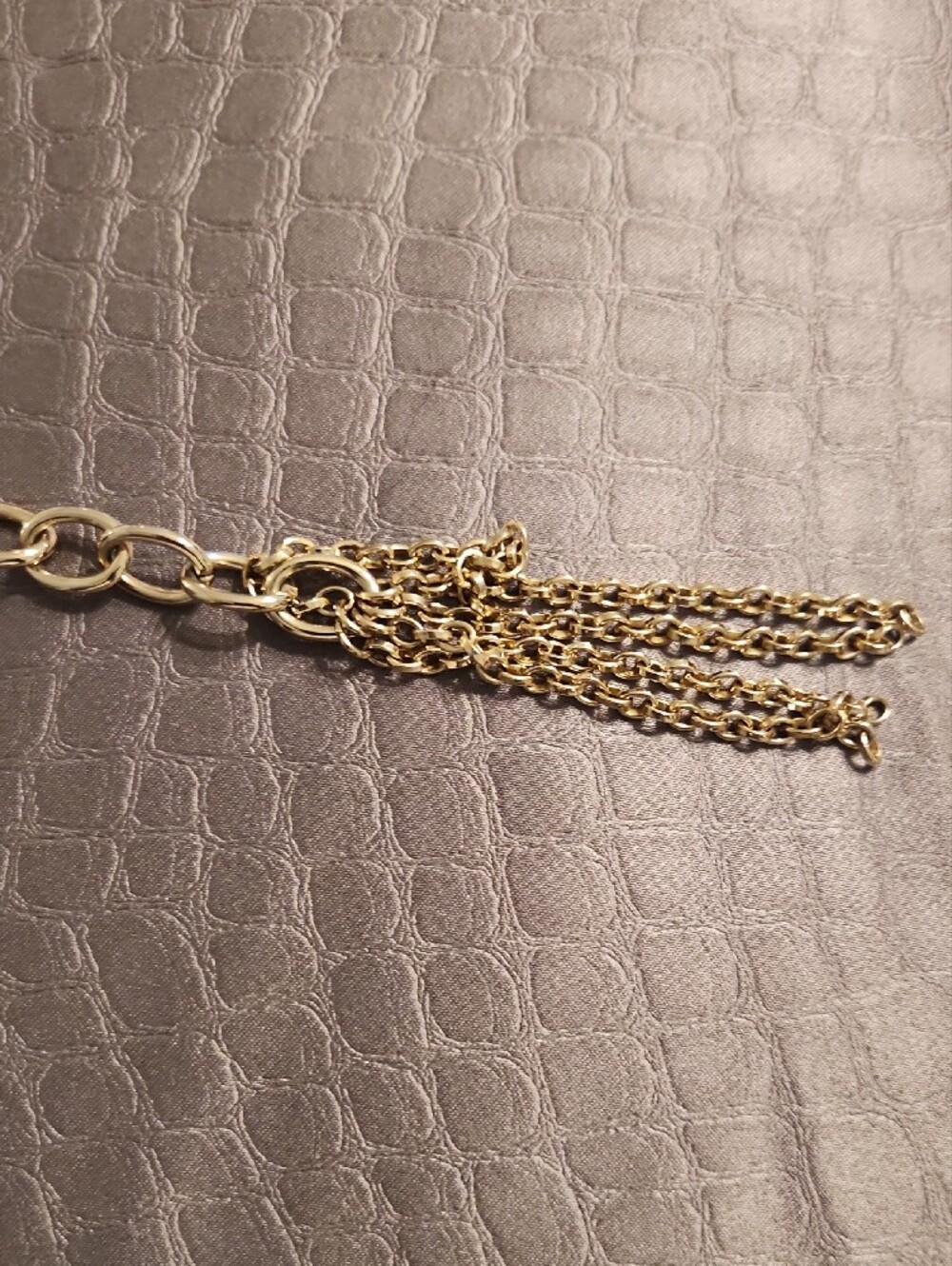 Gold Multi-Chain Statement Belt - Picture 4 of 5